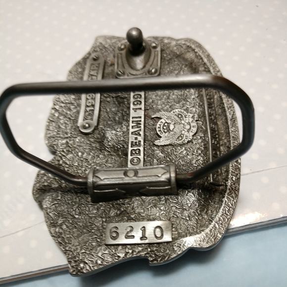 🆕💥NWOT Bill Elliott Awesome Pewter Belt Buckle Dated 1997 - Picture 2 of 10